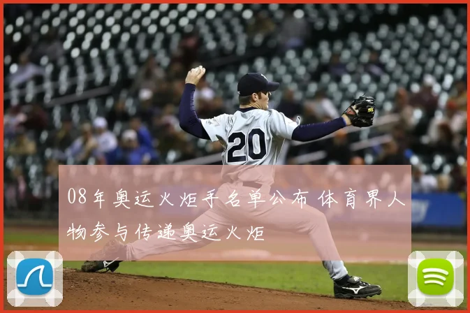 08年奥运火炬手名单公布 体育界人物参与传递奥运火炬